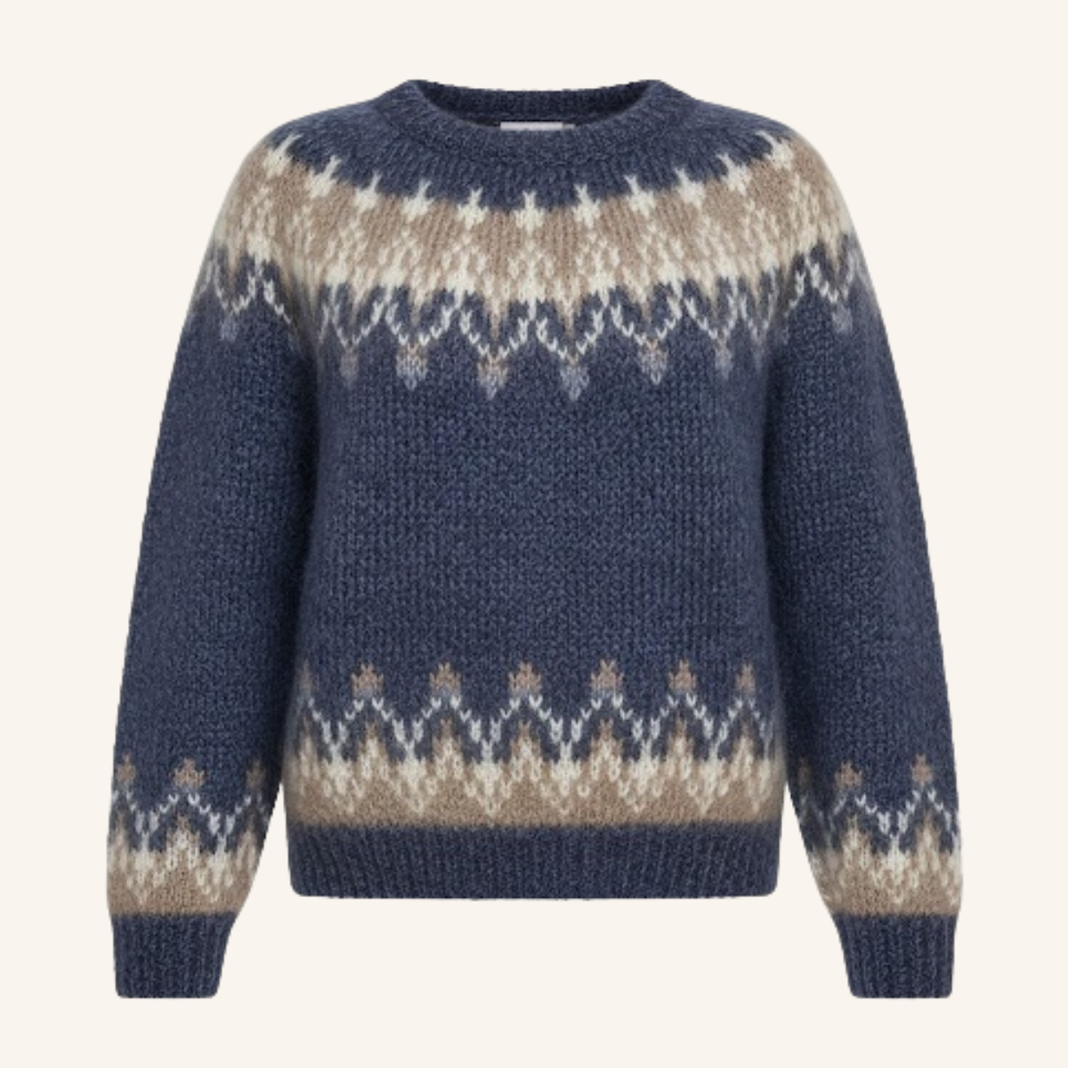 Katarzyna | wełniany sweter z dzianiny