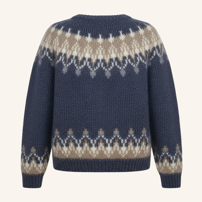 Katarzyna | wełniany sweter z dzianiny