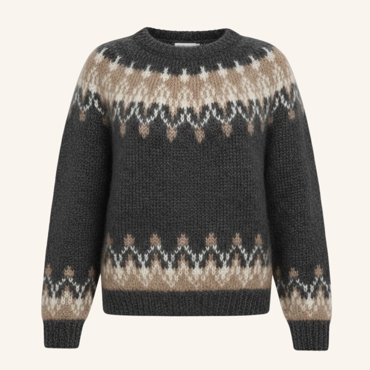 Katarzyna | wełniany sweter z dzianiny