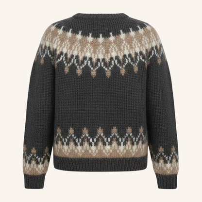 Katarzyna | wełniany sweter z dzianiny