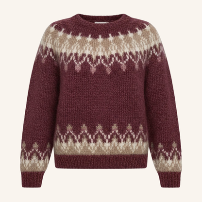 Katarzyna | wełniany sweter z dzianiny