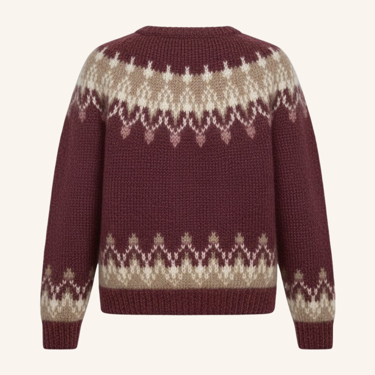 Katarzyna | wełniany sweter z dzianiny